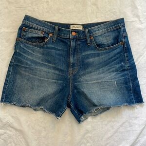 Madewell High Rise Denim Shorts